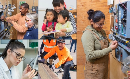 Explore apprenticeship programs in electrical work, early childhood education, technical careers, and roofing